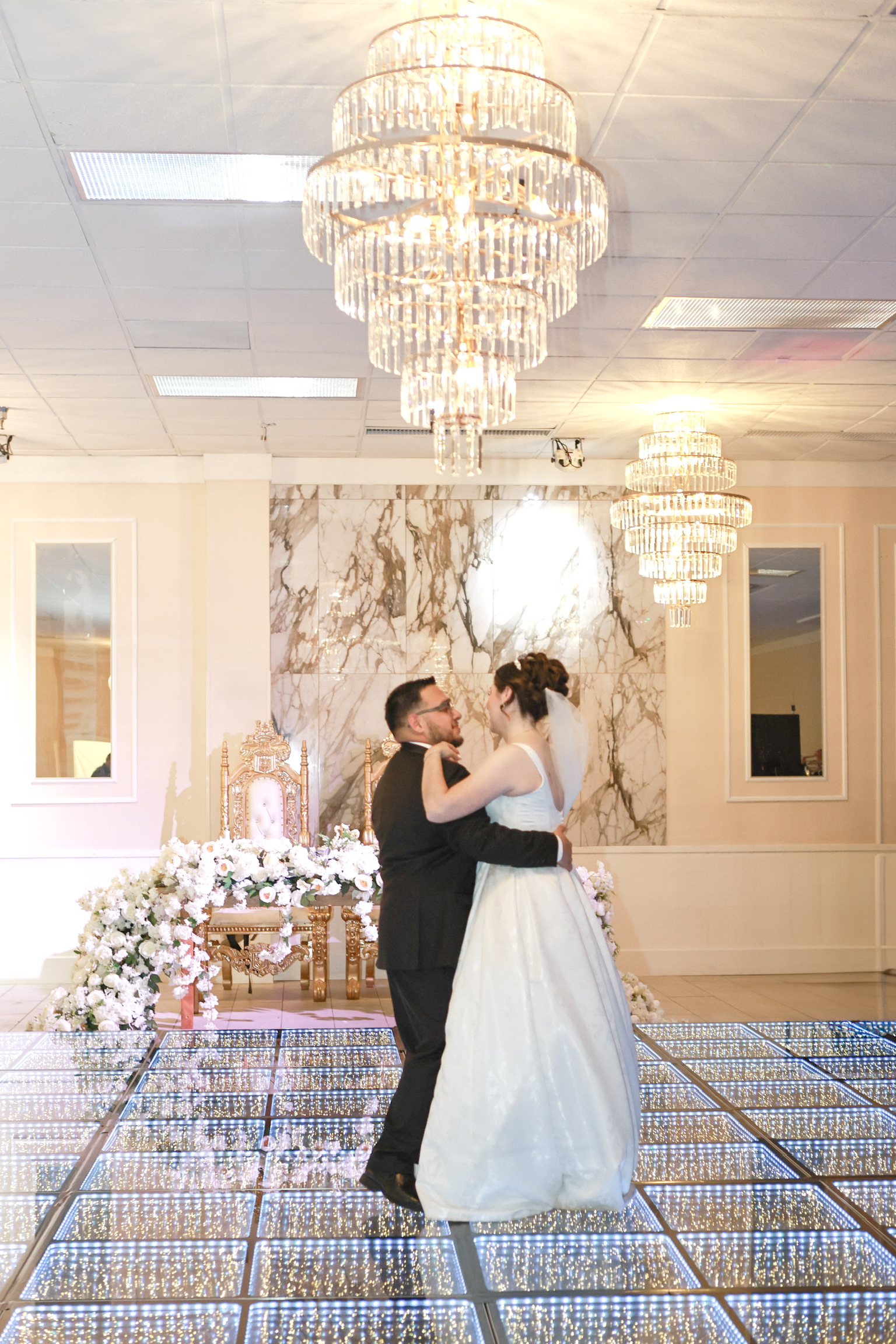 First dance portrait